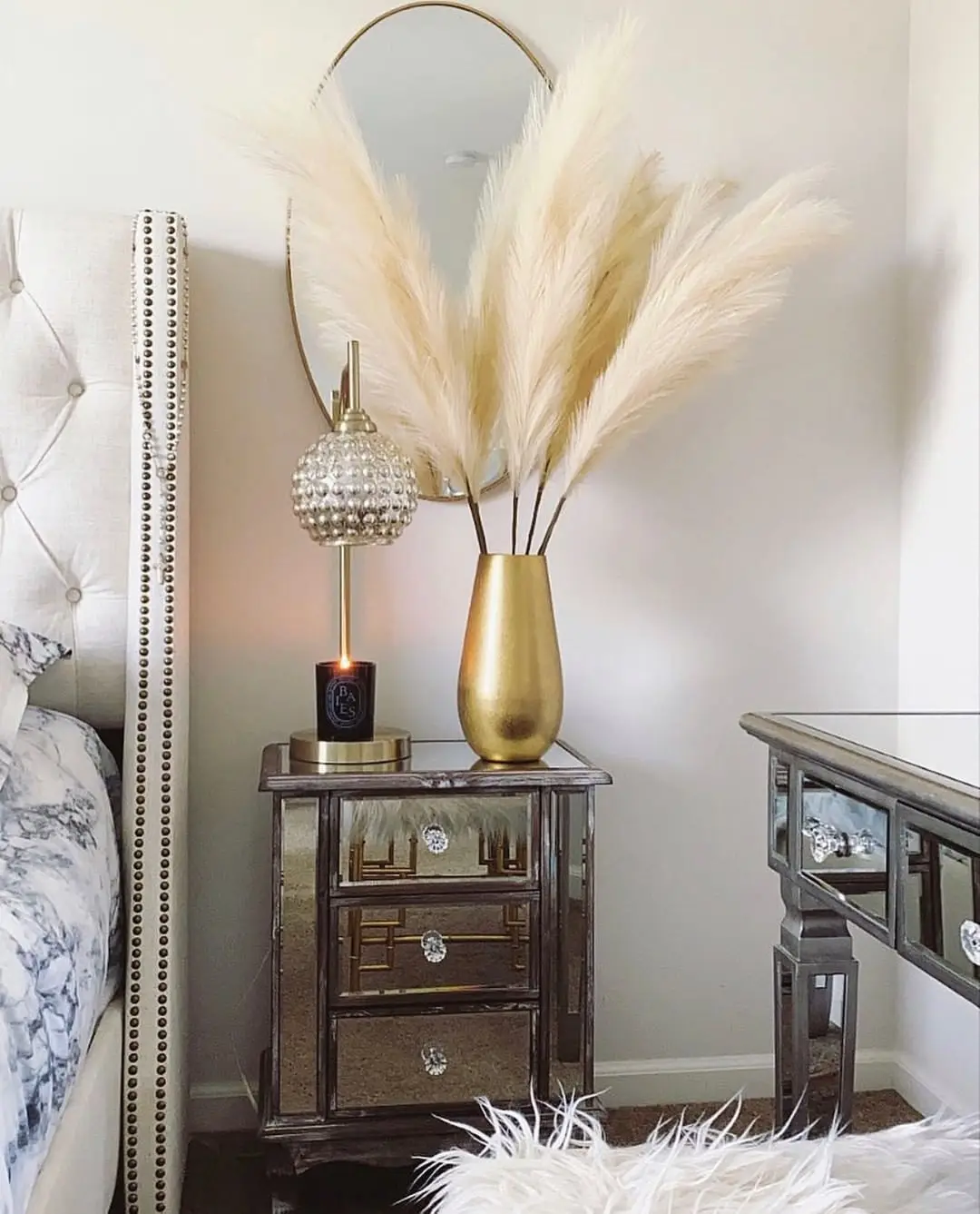Nhân Tạo Giả Pampas Cỏ Lớn, 47 - đánh giá và giá Pampas Grass Decor