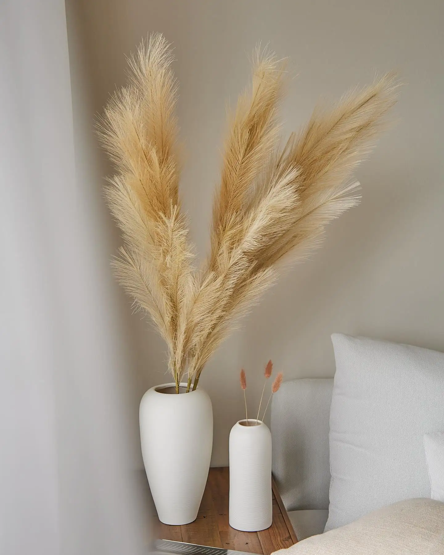 Nhân Tạo Giả Pampas Cỏ Lớn, 47 - đánh giá và giá Pampas Grass Decor