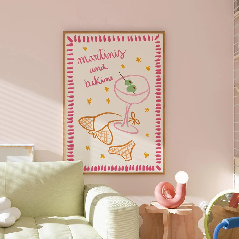 Colorful Shell Poster Set Prin - đánh giá và giá Home Decor Aesthetic Pinterest