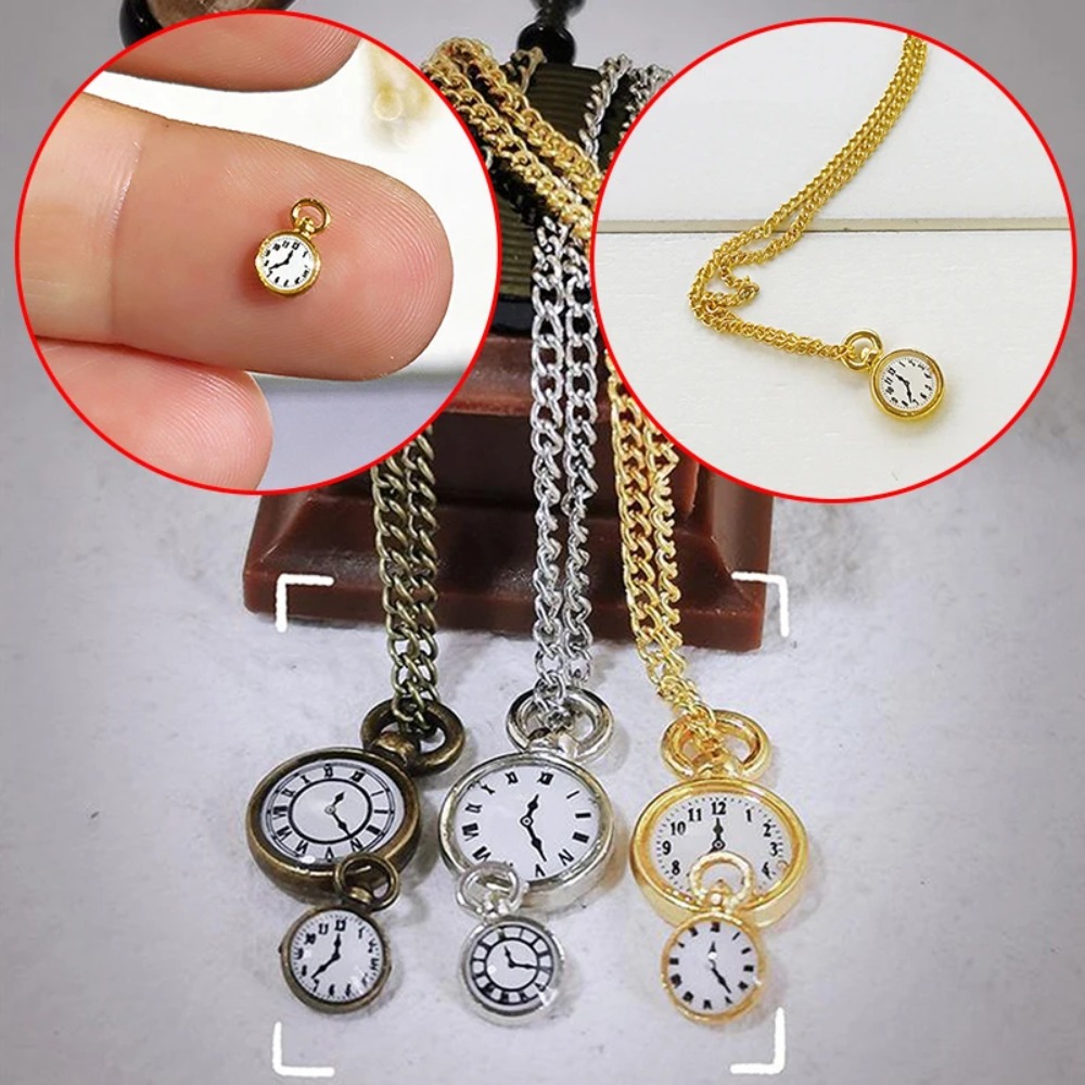 Necklace Watch Dollhouse Simul - đánh giá và giá Vintage Alarm Clock