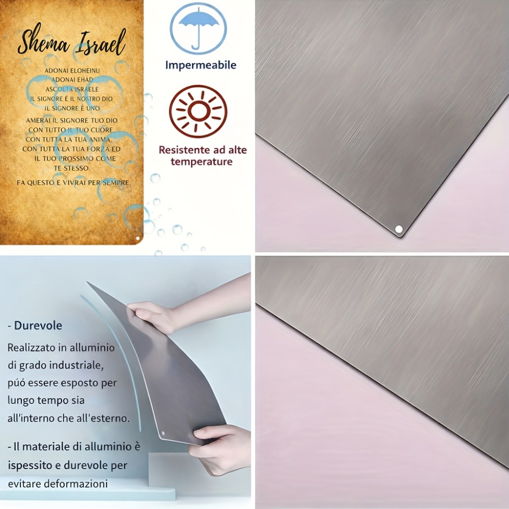 CIFBUY  Hebrew Scripture Alumi - đánh giá và giá Home Decoration