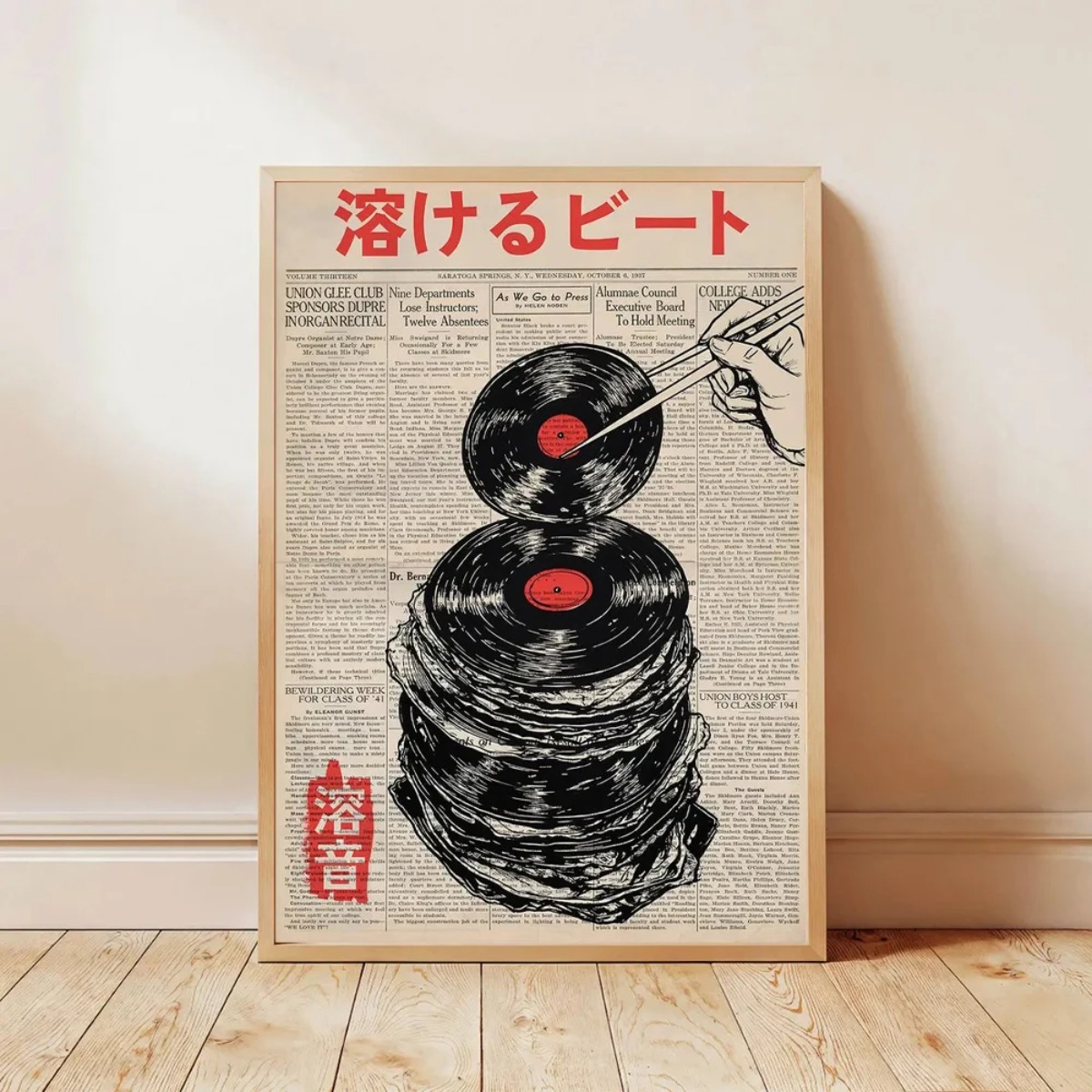 Japanese Retro Crane Canvas Pr - đánh giá và giá Home Decor Aesthetic Pinterest