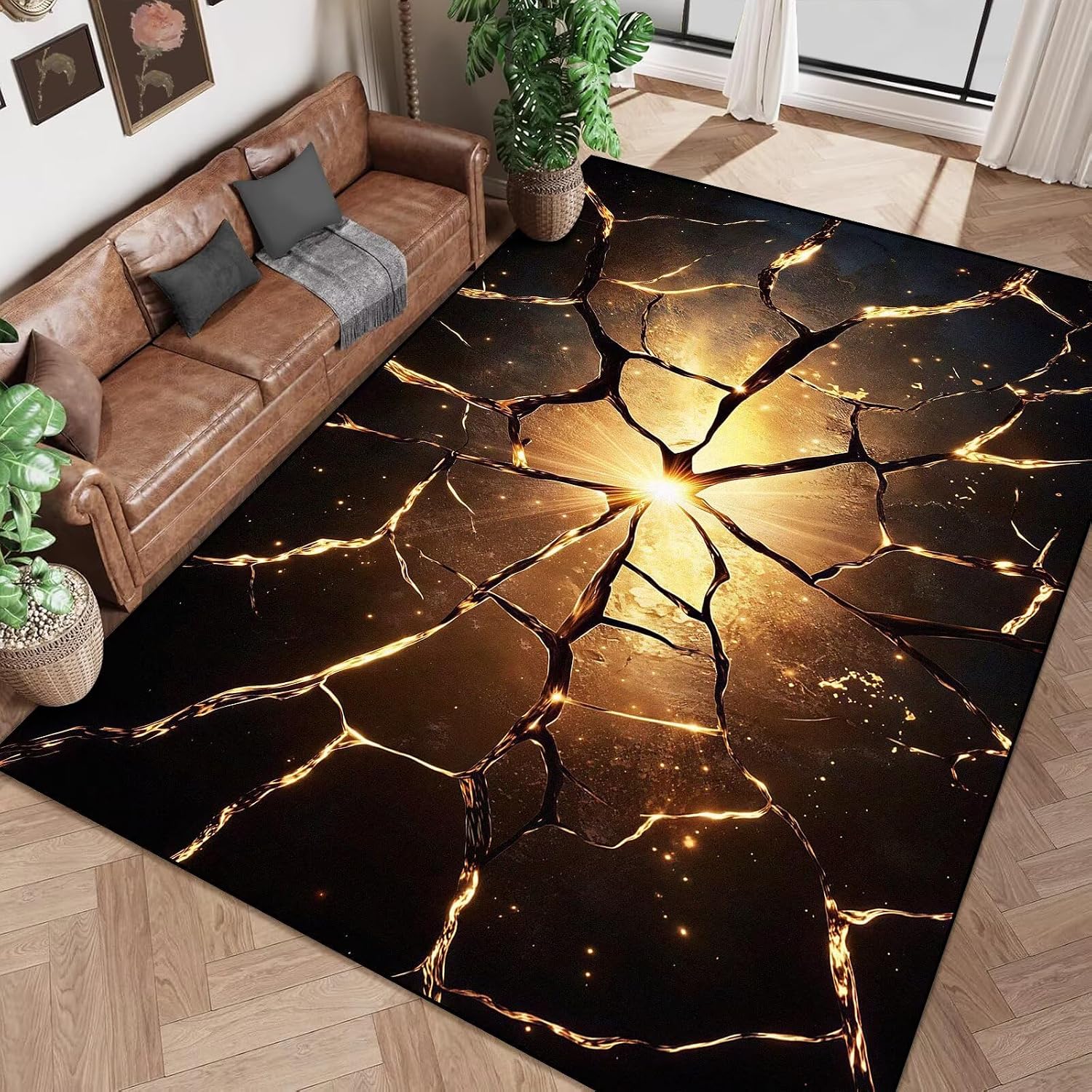 Large Rug for Living Room 3D O - đánh giá và giá Home Decor Online Free