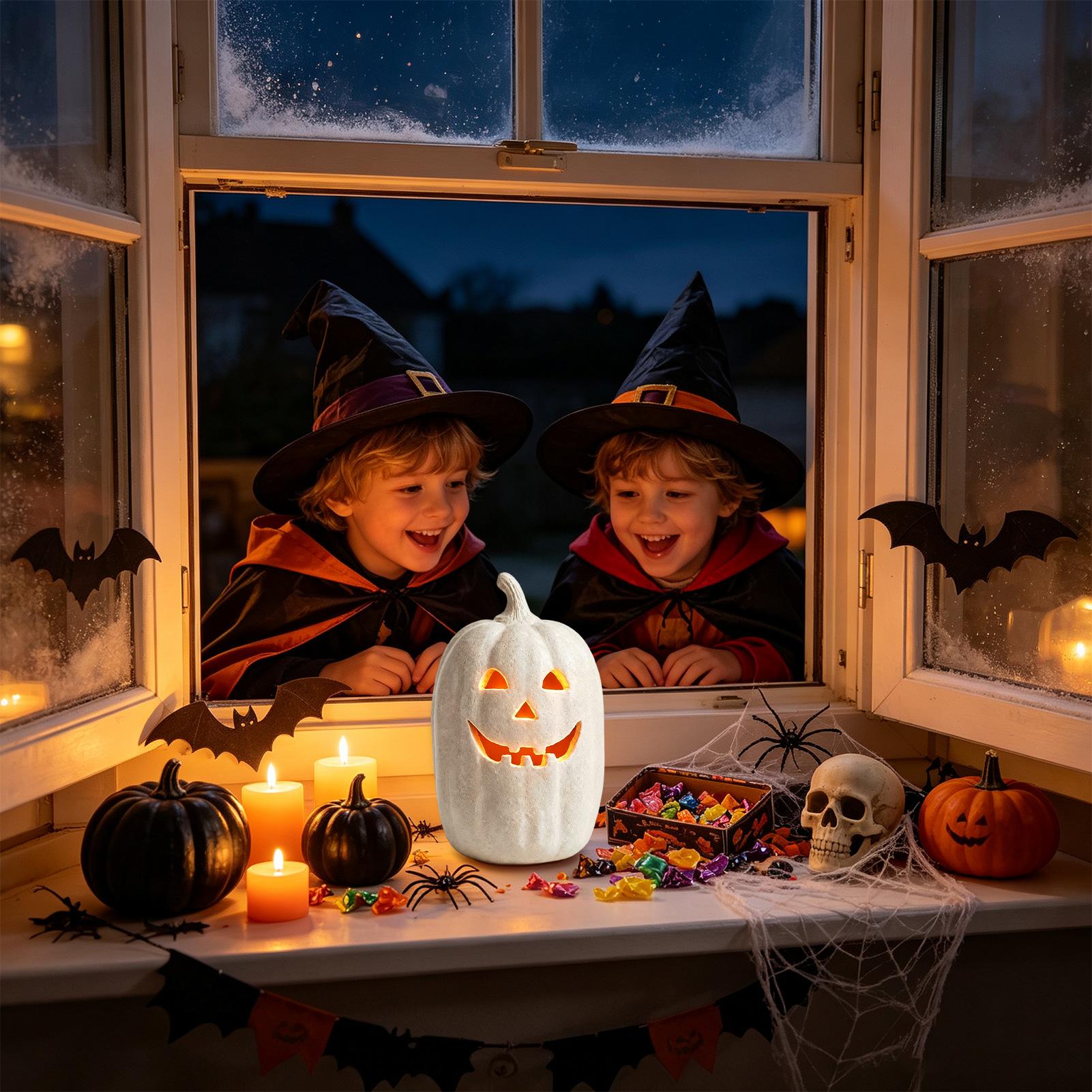 Halloween Pumpkin Decor Resin  - đánh giá và giá Home Decor Halloween
