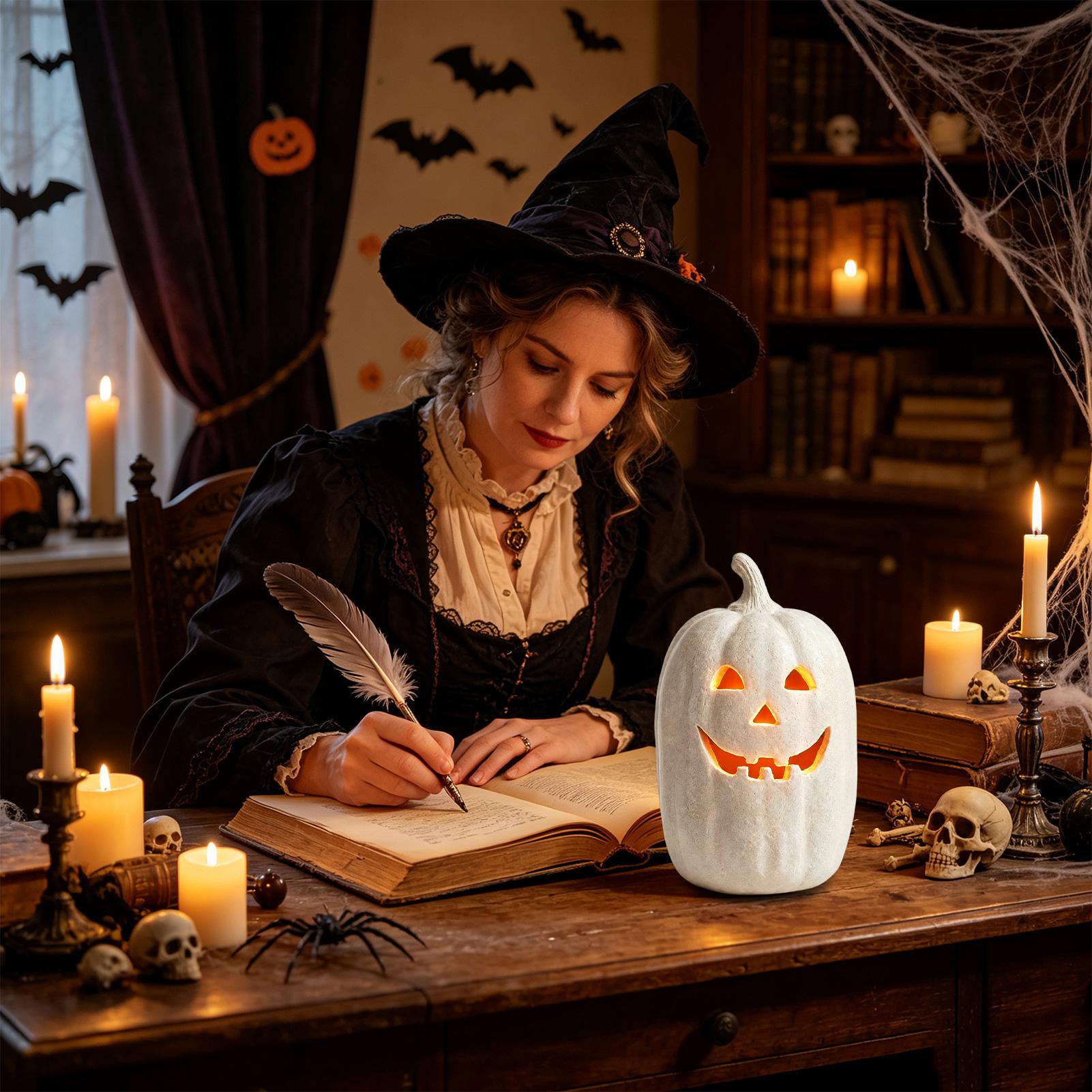 Halloween Pumpkin Decor Resin  - đánh giá và giá Home Decor Halloween